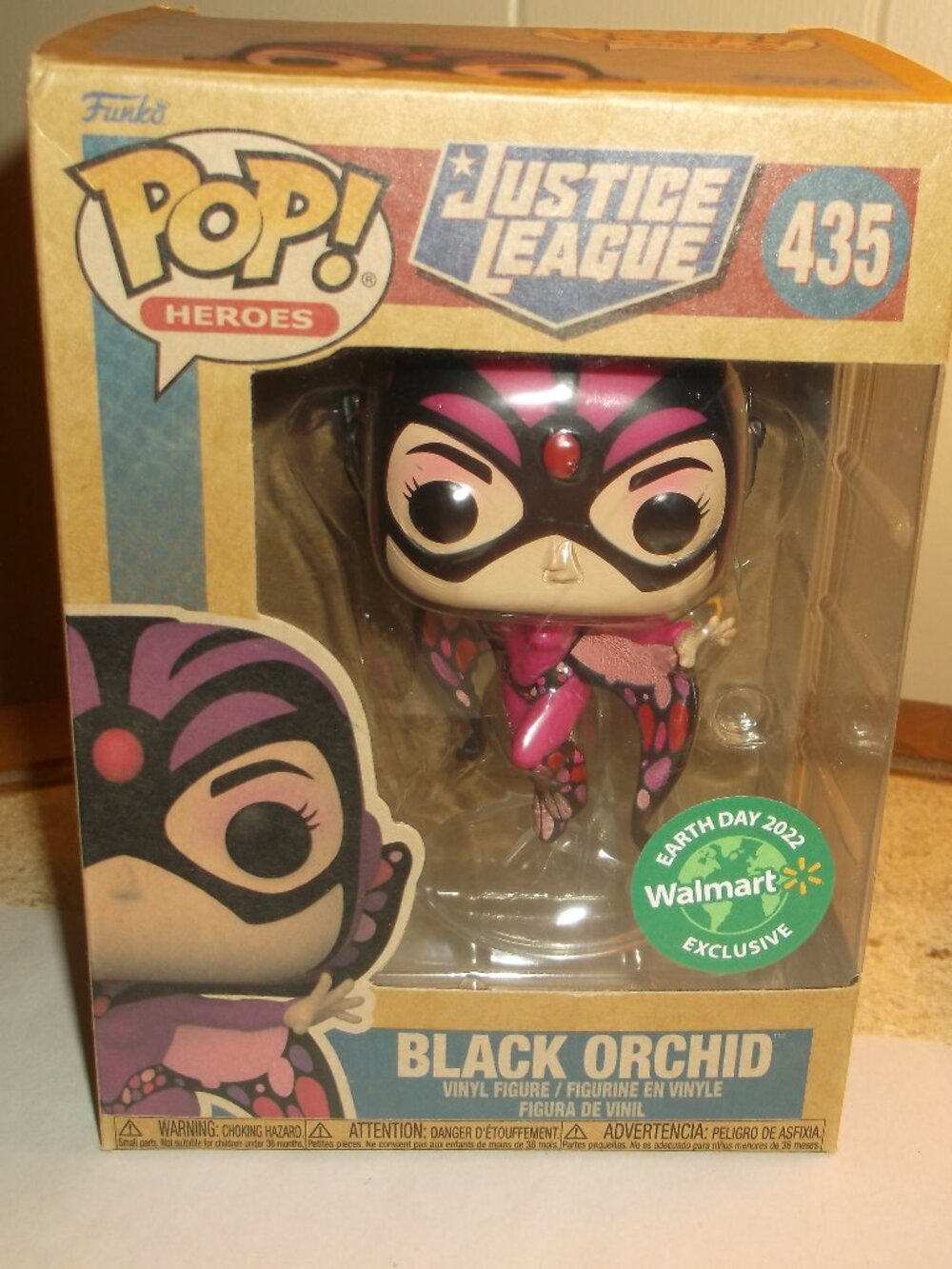 Funko Pop! Black Orchid #435 – Earth Day 2022 Walmart Exclusive – NWT Mint Box